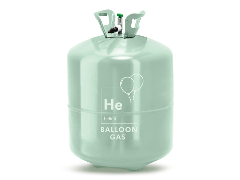 Flasche mit Helium, Grün, max 100 Ballons - FeierGlanz
