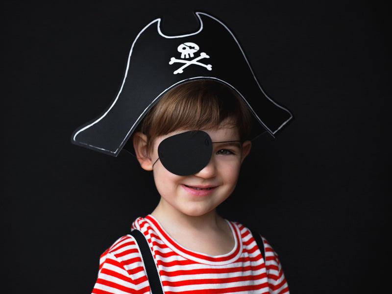 Piratenhut mit Augenklappe, 14cm - FeierGlanz