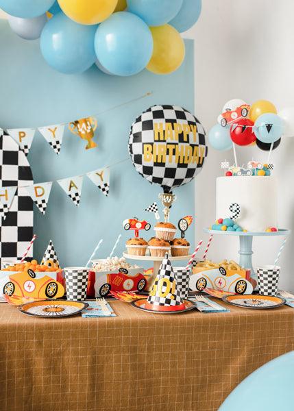 Partyhüte GO!, 16 cm, Mix (1 VPE / 6 Stk.) - FeierGlanz