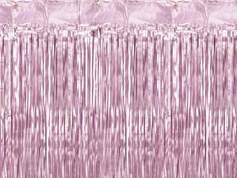 Partyvorhang, Farbe Erikarot, 90x250cm - FeierGlanz