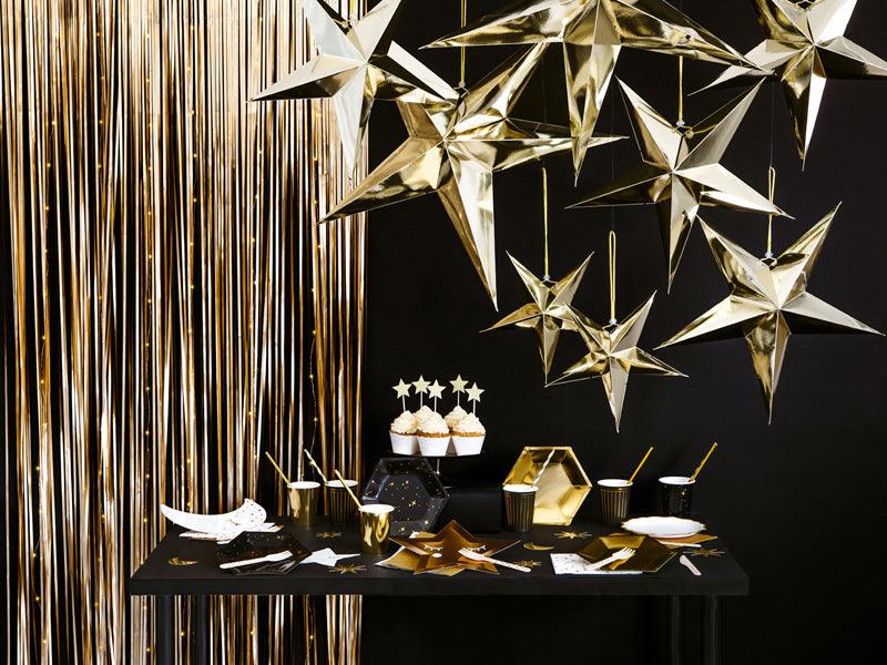 Partyvorhang, gold, 90x250cm - FeierGlanz