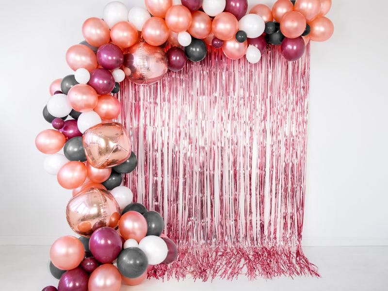 Partyvorhang, roségold, 90x250cm - FeierGlanz