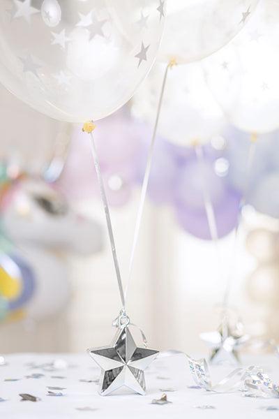 Ballongewicht Stern, silber - FeierGlanz