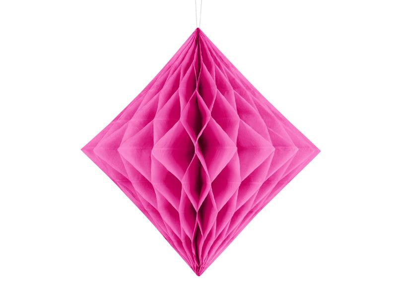 Seidenpapier-Diamant, dunkelrosa, 20cm - FeierGlanz