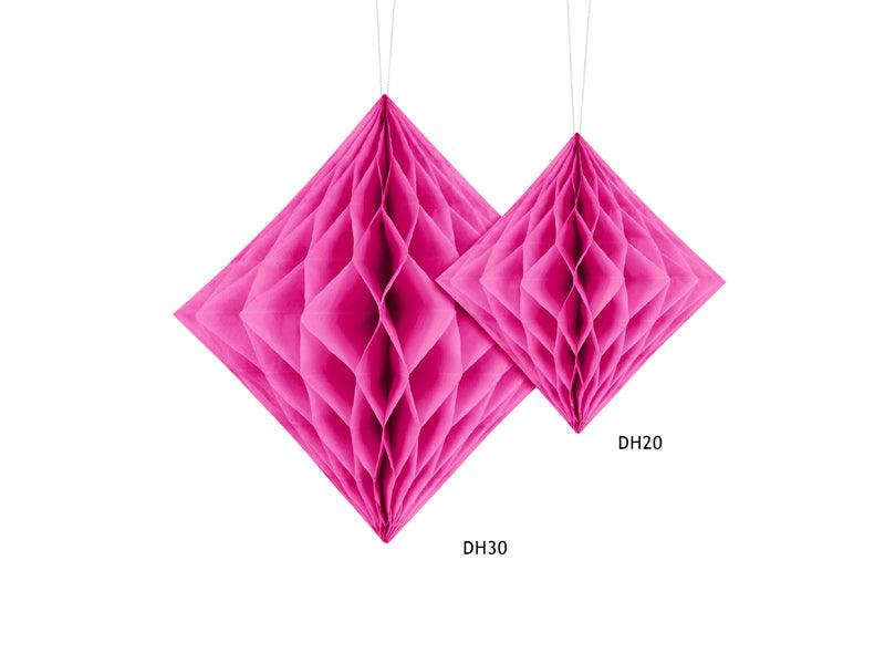 Seidenpapier-Diamant, dunkelrosa, 20cm - FeierGlanz