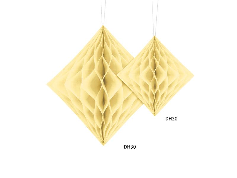 Seidenpapier-Diamant, creme, 20cm - FeierGlanz