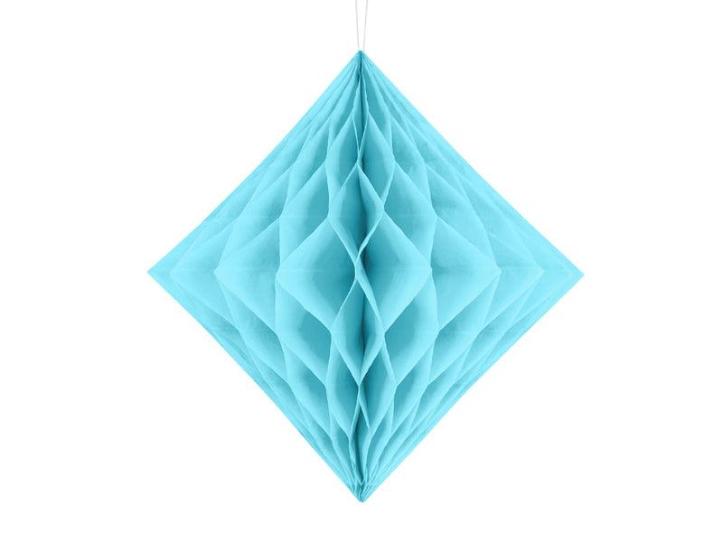 Seidenpapier-Diamant, hellblau, 30cm - FeierGlanz