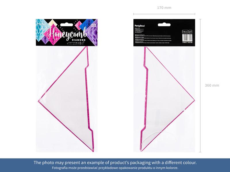 Seidenpapier-Diamant, hellblau, 30cm - FeierGlanz