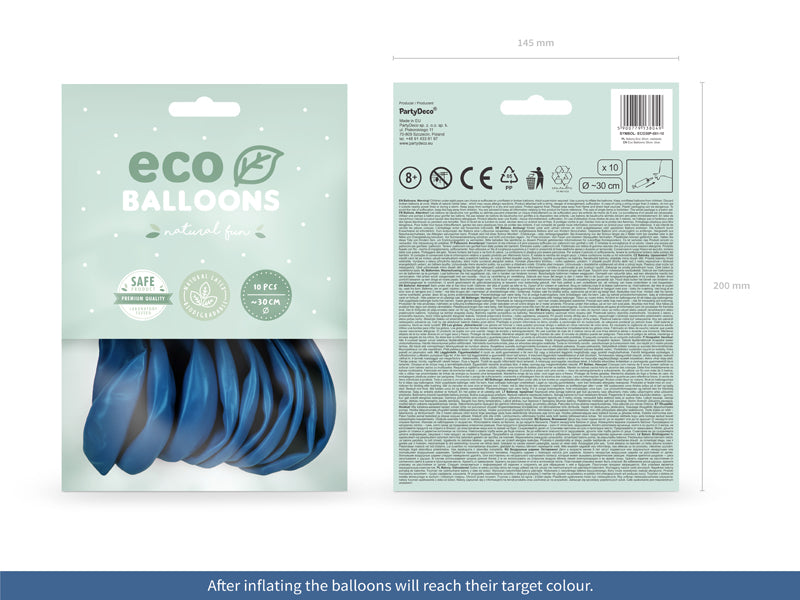 Ballons Eco 30cm, Pastell (1 VPE / 10 Stk.) - FeierGlanz
