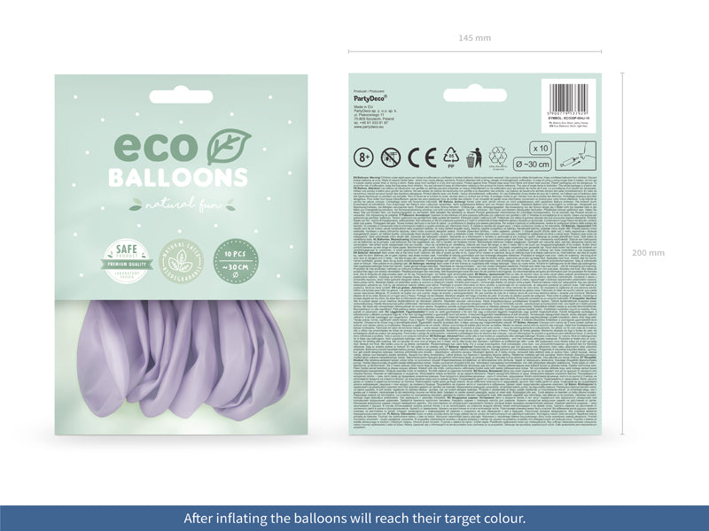 Ballons Eco 30cm, Pastell (1 VPE / 10 Stk.) - FeierGlanz