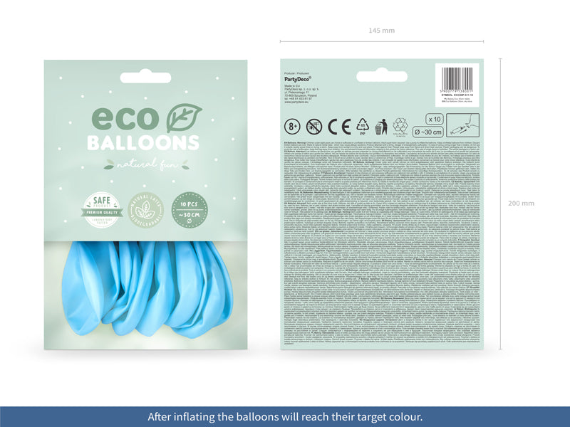 Ballons Eco 30cm, Pastell (1 VPE / 10 Stk.) - FeierGlanz