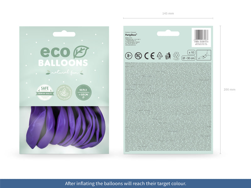 Ballons Eco 30cm, Pastell (1 VPE / 10 Stk.) - FeierGlanz