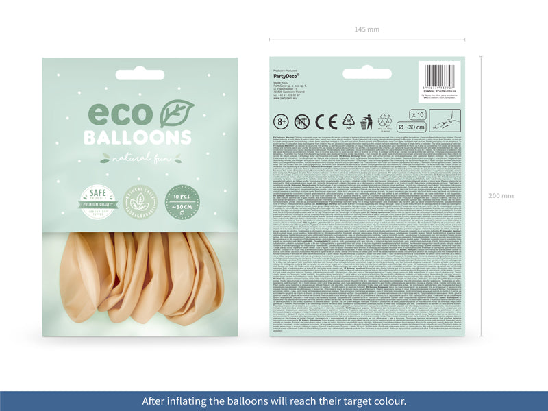 Ballons Eco 30cm, Pastell (1 VPE / 10 Stk.) - FeierGlanz
