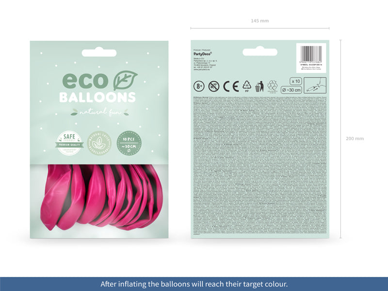 Ballons Eco 30cm, Pastell (1 VPE / 10 Stk.) - FeierGlanz
