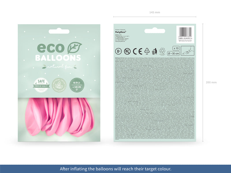 Ballons Eco 30cm, Pastell (1 VPE / 10 Stk.) - FeierGlanz