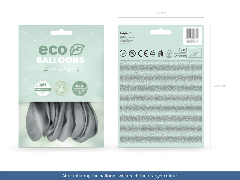 Ballons Eco 30cm, Pastell (1 VPE / 10 Stk.) - FeierGlanz