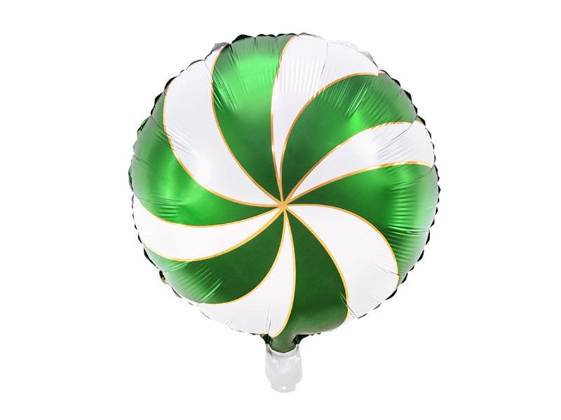 Folienballon Bonbon, 35cm, grün - FeierGlanz