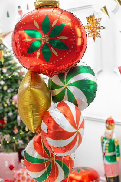 Folienballon Bonbon, 35cm, grün - FeierGlanz