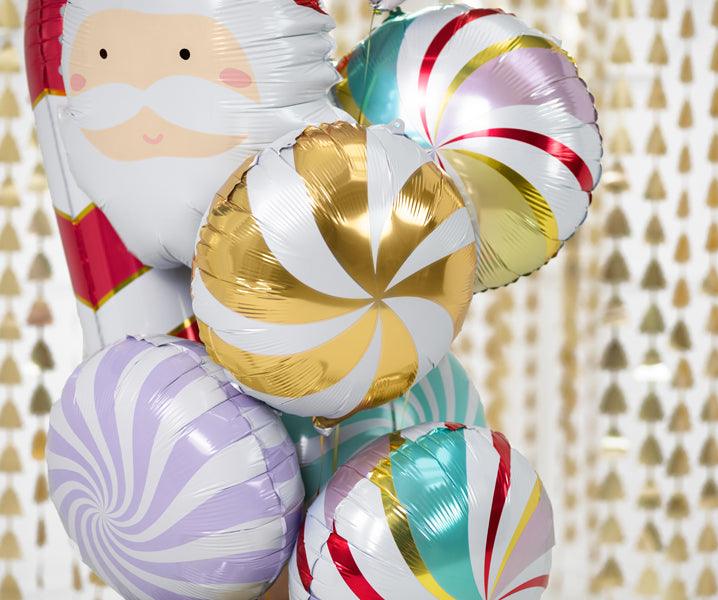 Folienballon Bonbon, 35cm, gold - FeierGlanz