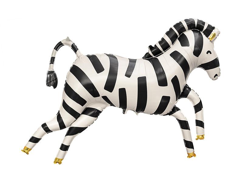 Folienballon Zebra, 115x85cm, Mix - FeierGlanz