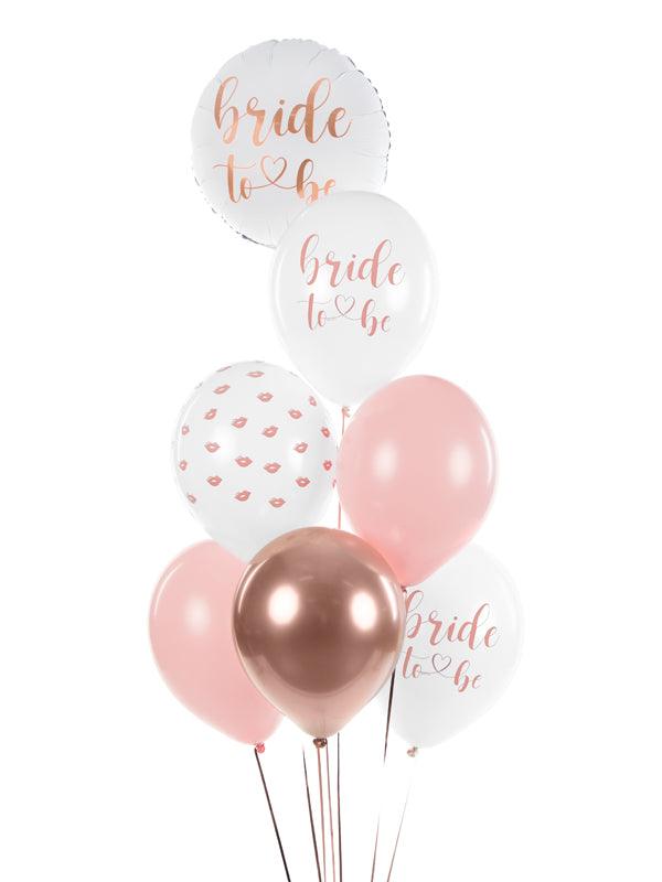 Folienballon Bride to be 45cm, weiß - FeierGlanz