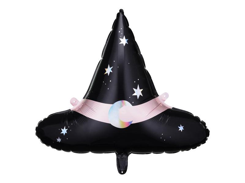 Folienluftballon Hexenhut, 66,5x57,5 cm,Mix - FeierGlanz
