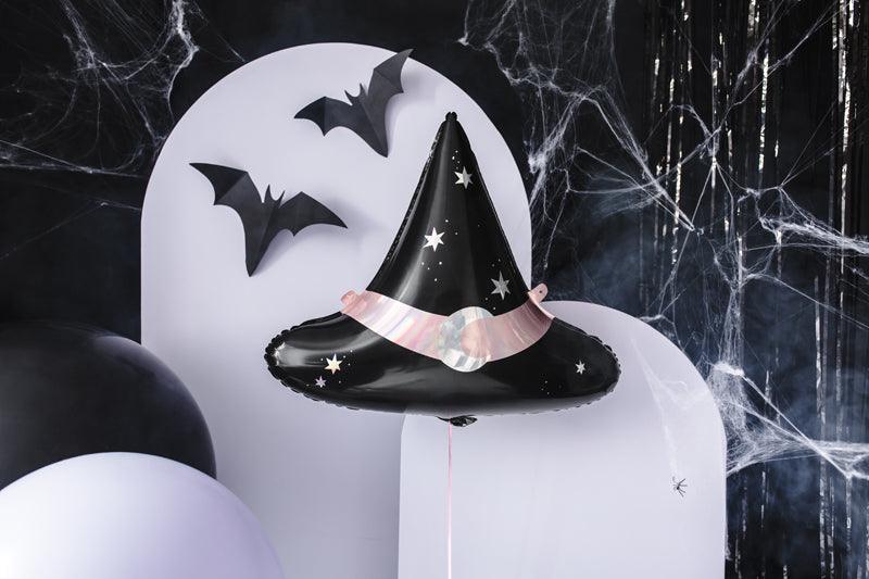 Folienluftballon Hexenhut, 66,5x57,5 cm,Mix - FeierGlanz