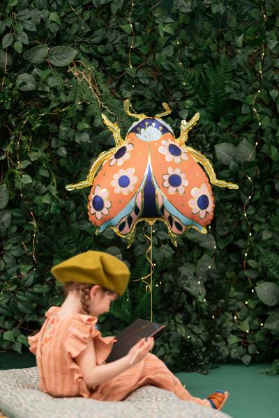 Folienluftballon Marienkäfer, 87x75 cm, Mix - FeierGlanz