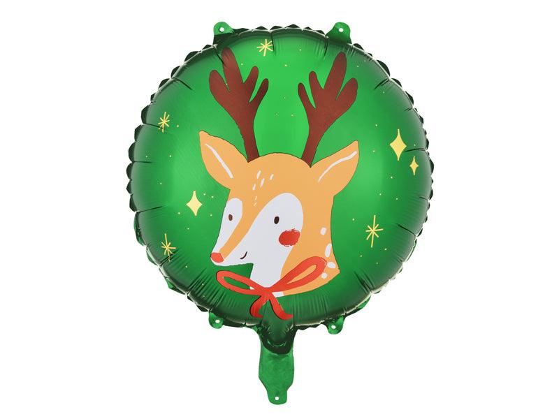 Folienballon Rentier, 45 cm, mix - FeierGlanz