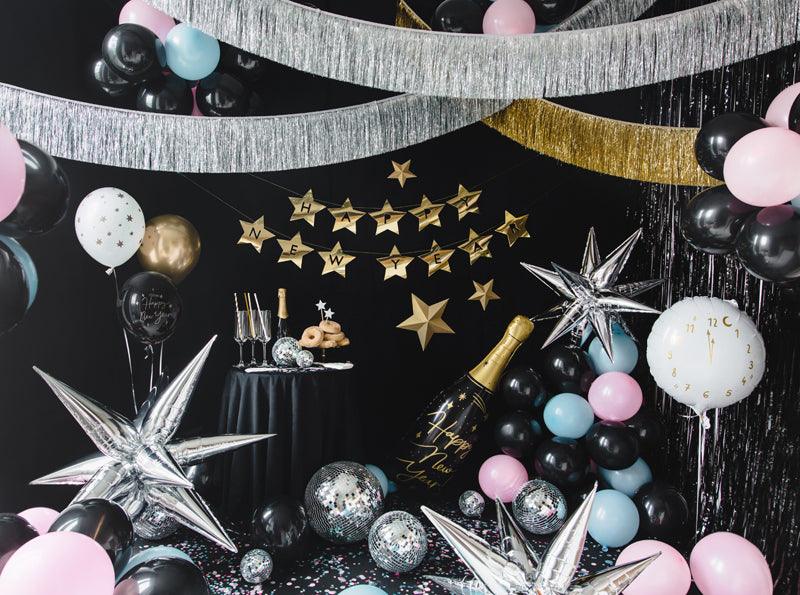 Folienballon Flasche Happy New Year, 39,5x98 cm, Mix - FeierGlanz