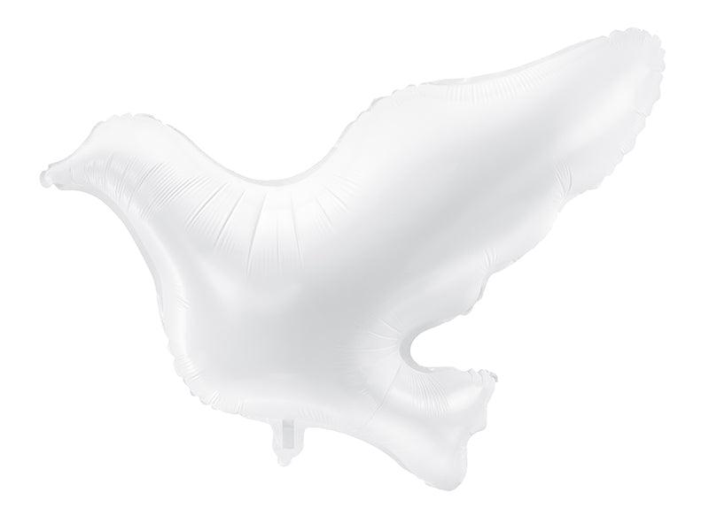 Folienballon Taube, weiß, 77x66cm - FeierGlanz
