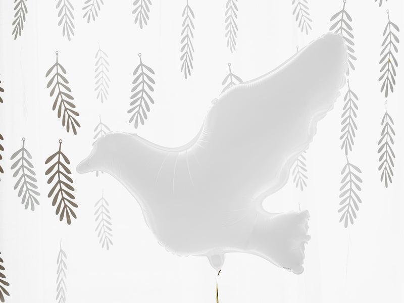 Folienballon Taube, weiß, 77x66cm - FeierGlanz