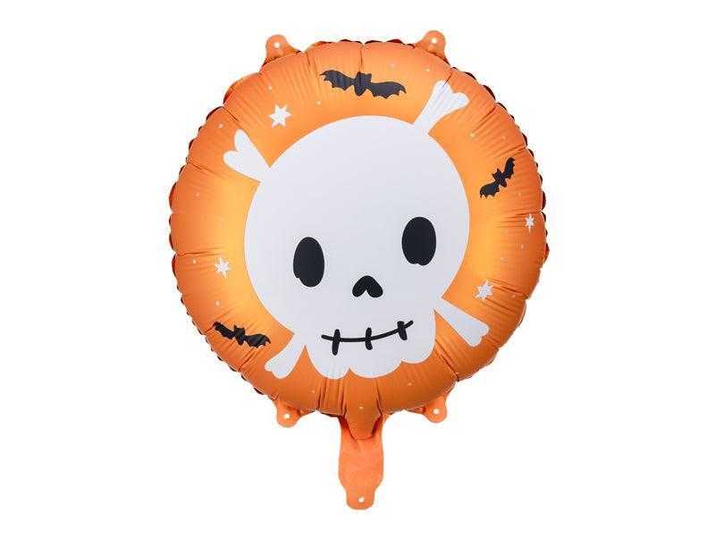 Folien-Luftballon Schädel, 45 cm, Mix - FeierGlanz