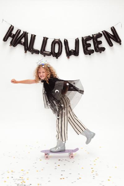 Folien-Luftballon Halloween, 280x46 cm, black - FeierGlanz