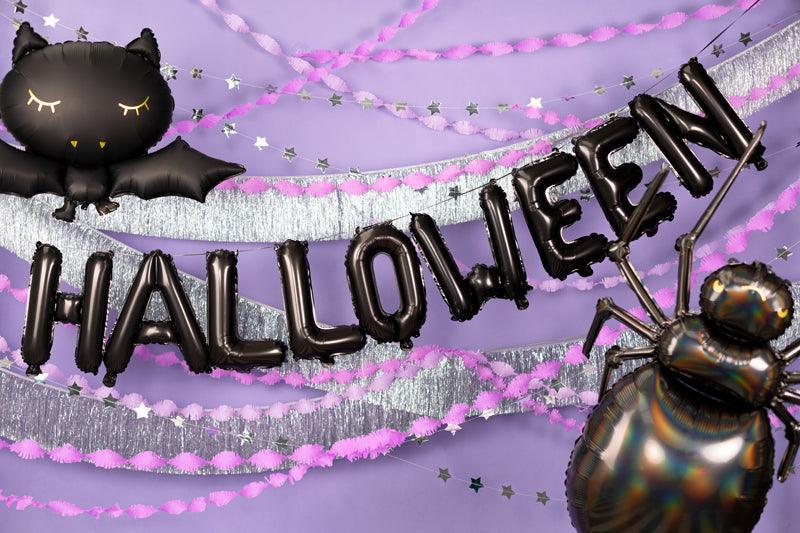 Folien-Luftballon Halloween, 280x46 cm, black - FeierGlanz