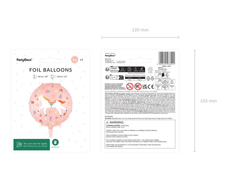 Folienballon Pferd, 45 cm, mix - FeierGlanz