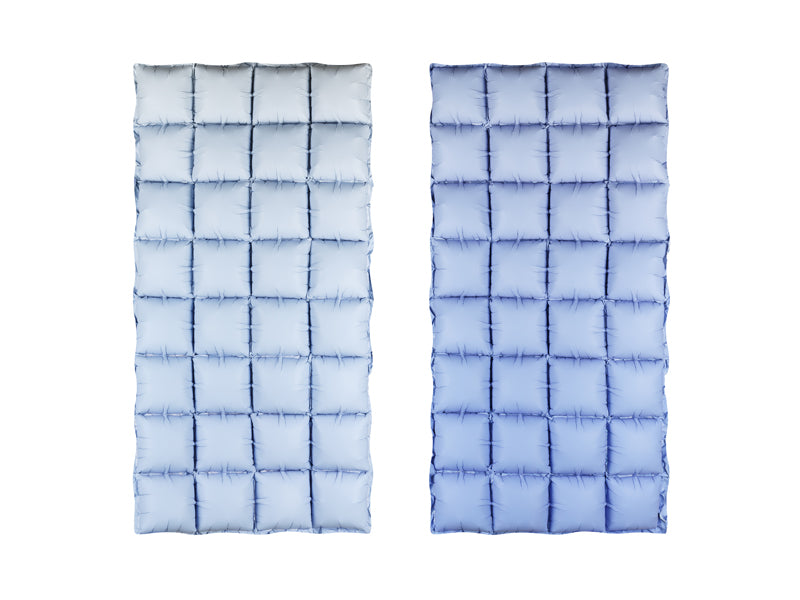 Folienballon Vorhang, Blau Ombre, 72x143 cm - FeierGlanz