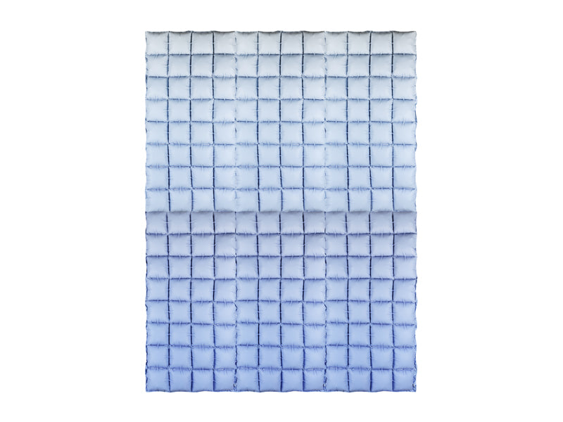 Folienballon Vorhang, Blau Ombre, 72x143 cm - FeierGlanz