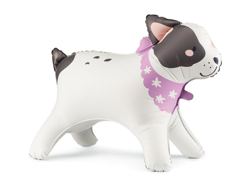 Stehender Folienballon Bulldogge, 75x57 cm, Mix - FeierGlanz
