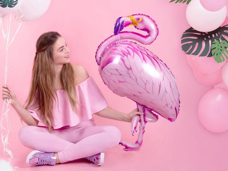 Folienballon Flamingo, rosa, 70x95cm - FeierGlanz