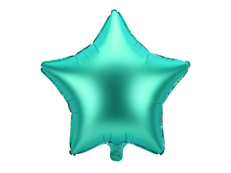 Satinierter Folienballon Stern, 48 cm - FeierGlanz