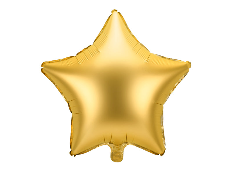Satinierter Folienballon Stern, 48 cm - FeierGlanz