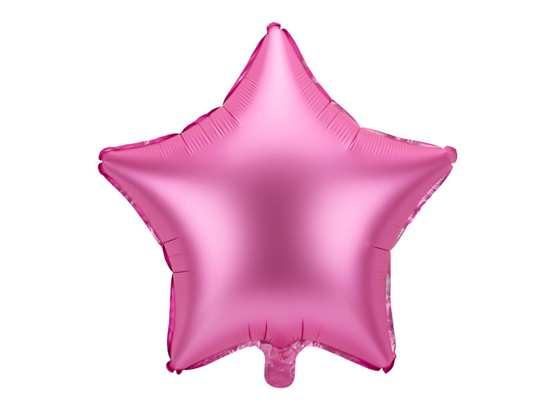 Satinierter Folienballon Stern, 48 cm - FeierGlanz