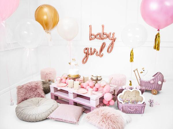 Folienballon Baby, roségold, 73,5x75,5cm - FeierGlanz