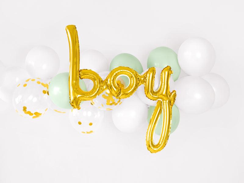 Folienballon Boy, gold, 63,5x74cm - FeierGlanz