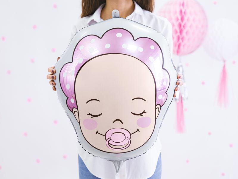 Folienballon Baby Girl, 40x45cm, Mix - FeierGlanz