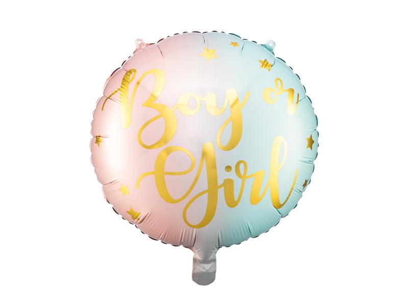 Folienballon Boy or Girl, 35cm, Mix - FeierGlanz