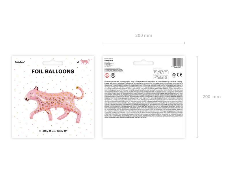 Folienballon Leopard, 114x80 cm, Mix - FeierGlanz