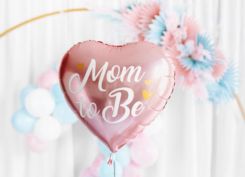Folienballon Mom to Be, 35cm, rosa - FeierGlanz