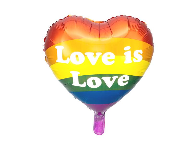 Folienballon Love is Love, 35cm, Mix - FeierGlanz
